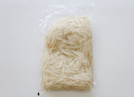 水煮ごぼう笹がき